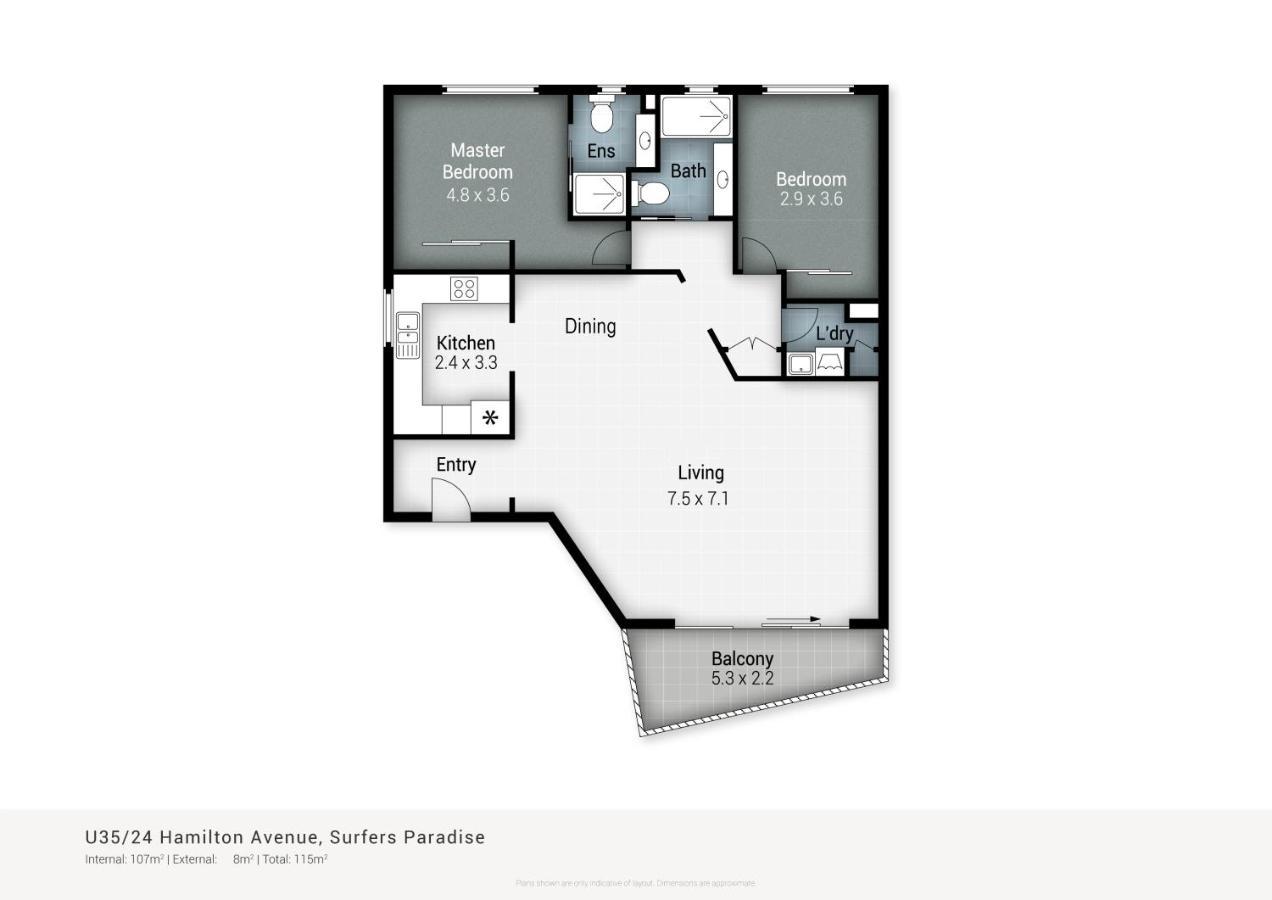 Coco Bella Retreat In Central Surfers - Sleeps 6-8 Gold Coast Eksteriør billede